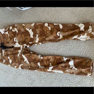 Camo jogger pants